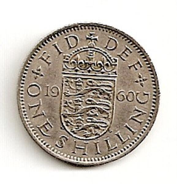 Anglija. 1 šilingas ( angliškas variantas ) ( 1956 ) XF